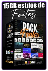 K layout capa bonus fontes