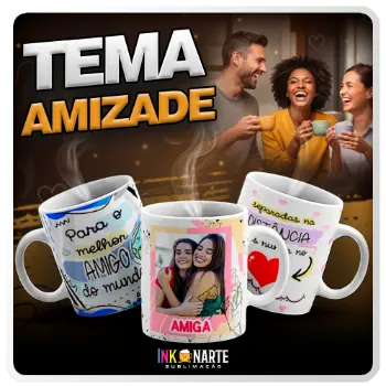 Tema para caneca Amizade