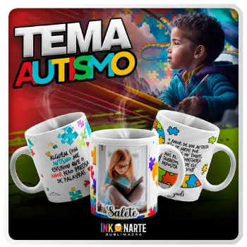 Tema para caneca Autismo