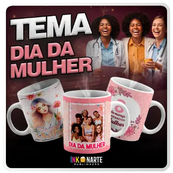 Tema para caneca Dia da Mulher