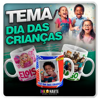 Tema para caneca Dia das Crianças