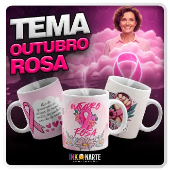 Tema para caneca Outubro Rosa