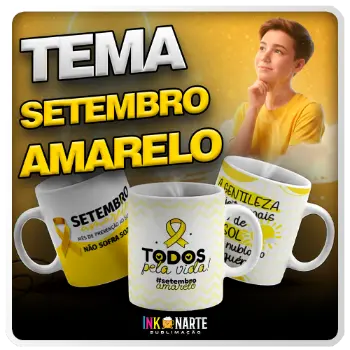 Tema para caneca Setembro Amarelo