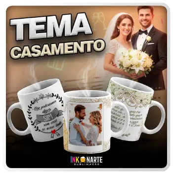 Tema para caneca Casamento