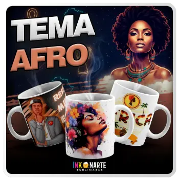 Tema para caneca Afro