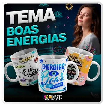 Tema para caneca Boas Energias