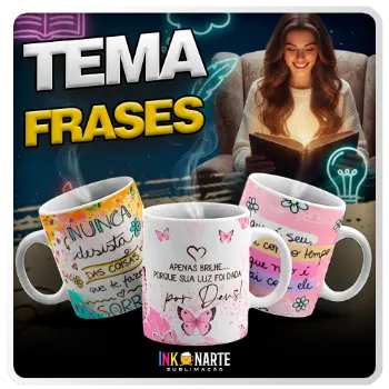Tema para caneca Frases