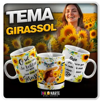 Tema para caneca Girassol
