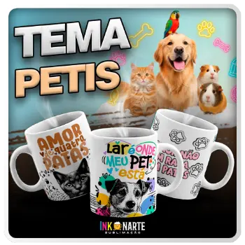 Tema para caneca Pets