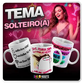 Tema para caneca Solteiro(a)