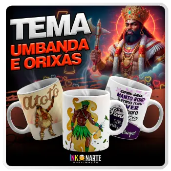 Tema para caneca Umbanda e Orixás