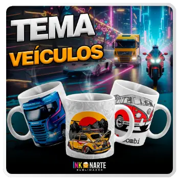 Tema para caneca Veículos