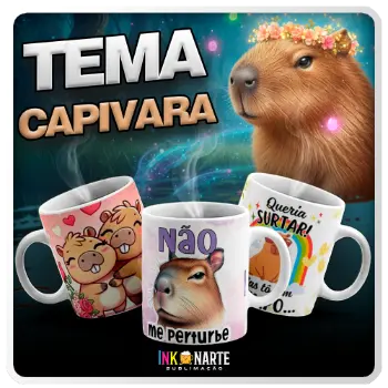 Tema para caneca Capivara