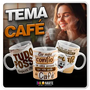 Tema para caneca Café