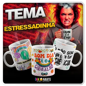 Tema para caneca Estressadinha