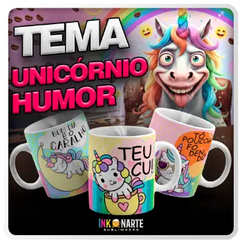 Tema para caneca Unicórnio