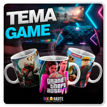 Tema para caneca Game