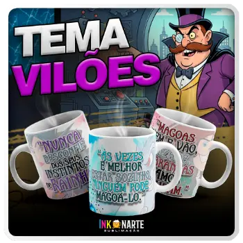 Tema para caneca Vilões