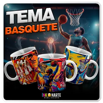 Tema para caneca Basquete